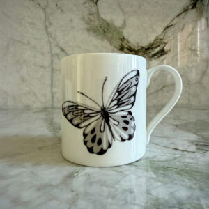 Butterfly fine bone china mug 350ml
