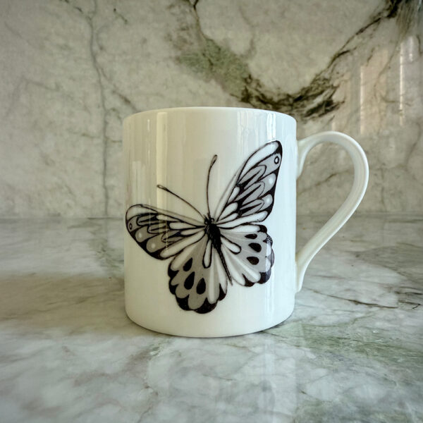 Butterfly fine bone china mug 350ml