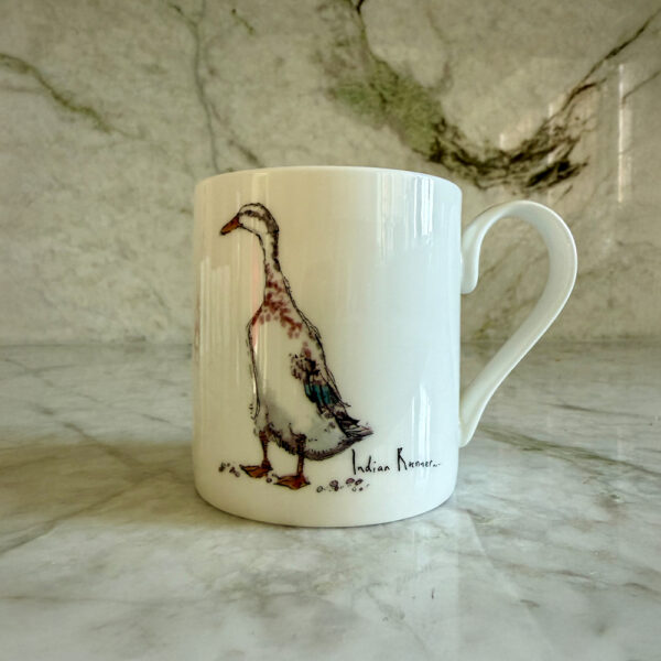 Indian Runner Duck fine bone china mug 300ml