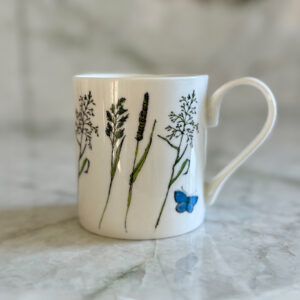 Wild flowers fine bone china mug 300ml