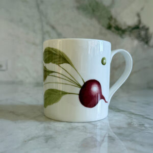 Fine bone china radish mug 350ml