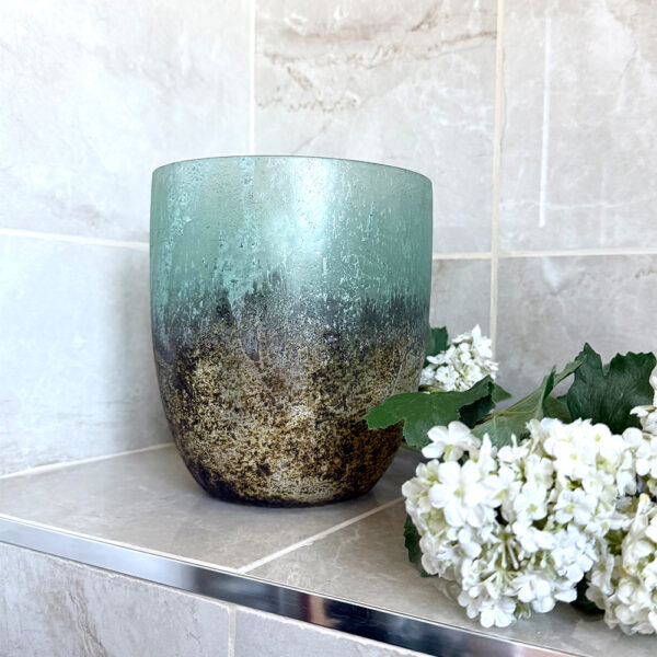 Large sea green votive - Image 2