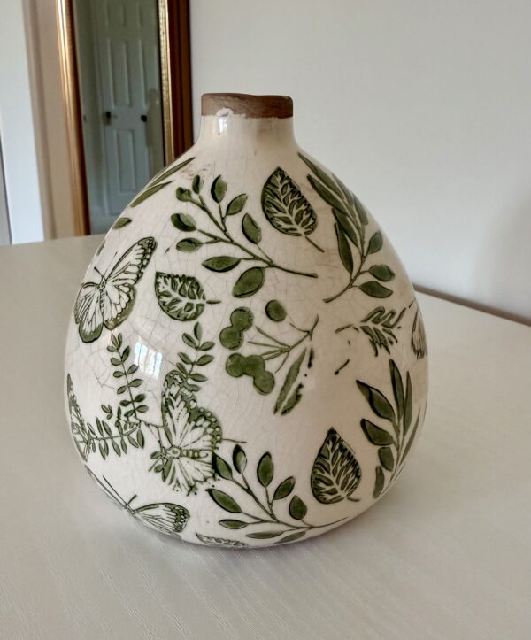 Green bud vase