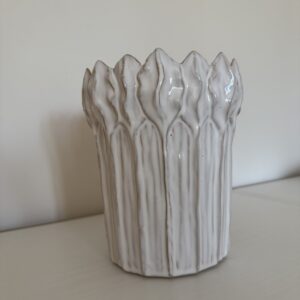 Ceramic feather vase