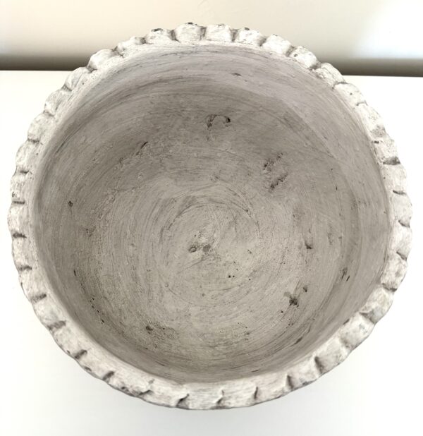 Large Concrete footed bowl - Image 2