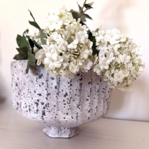 Large Concrete footed bowl