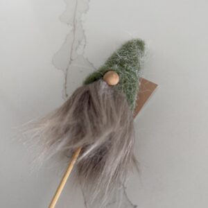 Santa Gonk On a Stick-Green