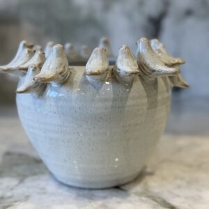 Ceramic Bird Detail Bowl- Small