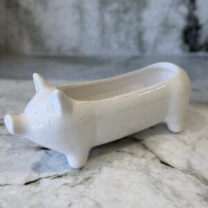 Dolomite Pig Planter